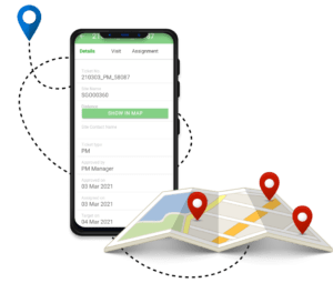 location tracking in field service crm