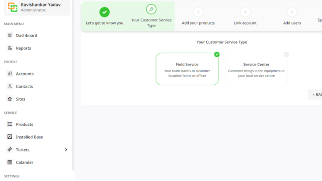 Configure the customer service portal