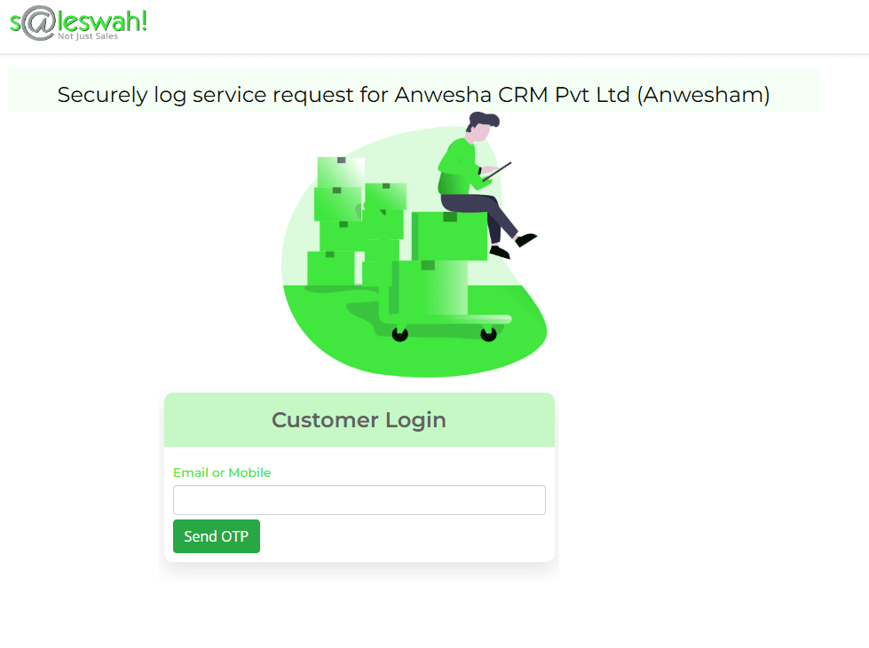 customer portal concept to live in one day