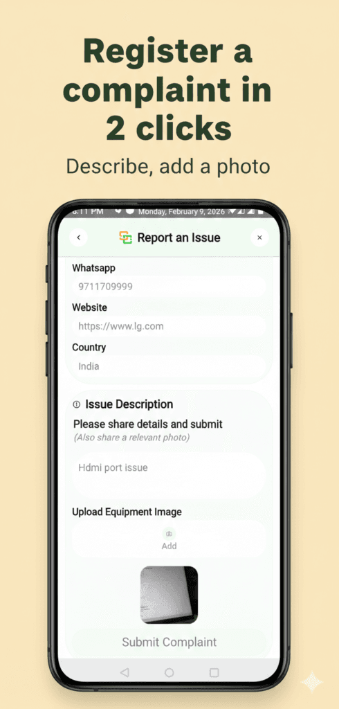 Complain to Companies direct in 2 clicks