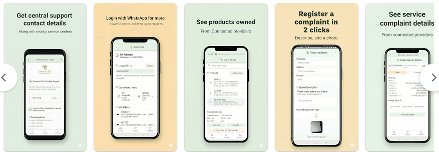 Directly connect and complain to companies for after sales support